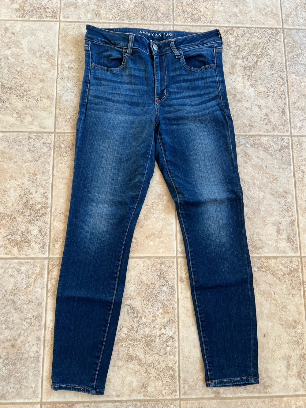 American Eagle Outfitters Women's Dark Blue Jeggings
